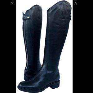 Gucci Maud Leather Riding Boot 296161
